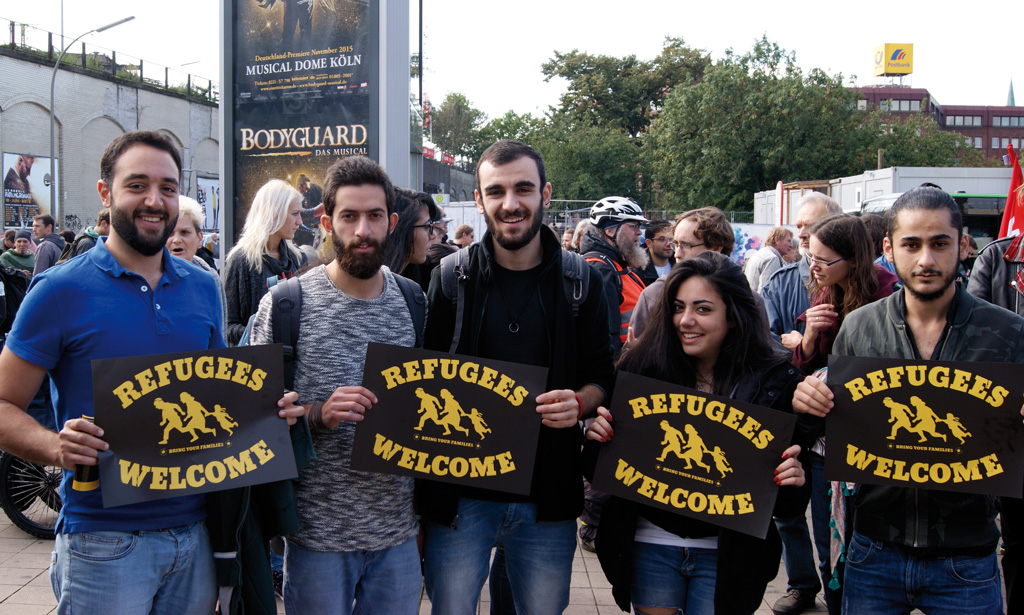 Soli-Demo mit Refugees