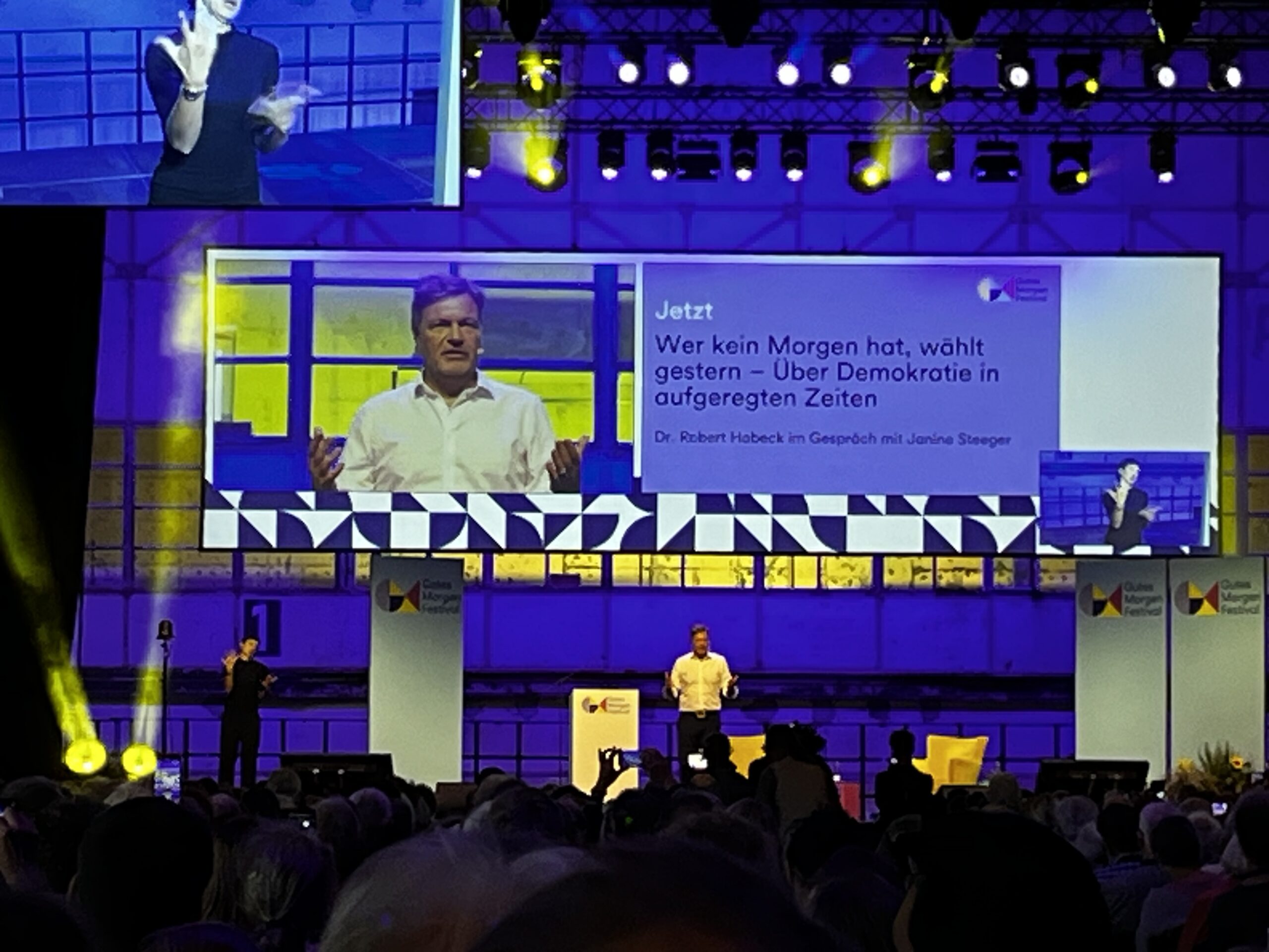 Robert Habeck beim Gutes Morgen-Festival: So war seine Rede